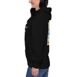 Dragon Magic Exists Pullover Hoodie - Black left view | Our Phoenix Rise