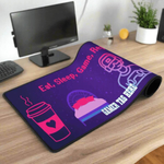 Custom Gamer Desk Mat Eat Sleep Game Repeat Mouse Pad Detailed View 7 | Our Phoenix Rise