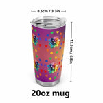 Vibrant Floral Insulated Car Cup Detailed View 7 | Our Phoenix Rise