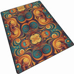 Psychedelic Fractal Rug | Gaming and Yoga Floor Mat