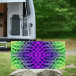 Electric Grid Quick-Dry Beach Towel Detailed View 3 | Our Phoenix Rise