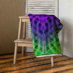 Electric Grid Quick-Dry Beach Towel Detailed View 6 | Our Phoenix Rise