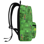 Survival Game Backpack Pixel Block World School Bag Detailed View 3 | Our Phoenix Rise