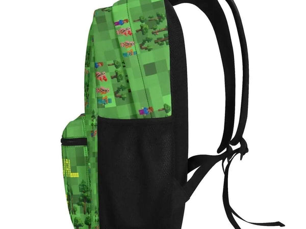 Survival Game Backpack | Pixel Block World School Bag - Iron Phoenix GHG