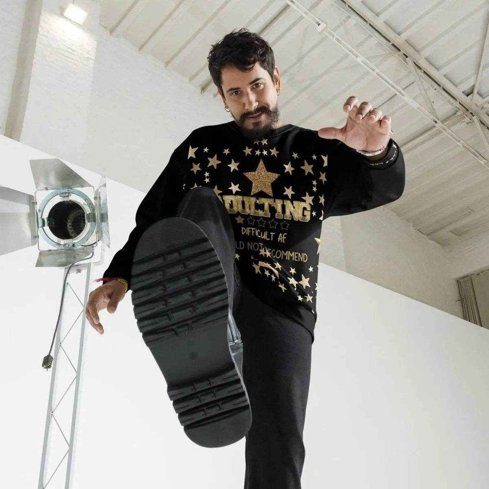 Sarcastic Christmas Sweater with Adult Humor