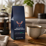 Hemp Harvest Ground Coffee - morning lifestyle setup | Our Phoenix Rise