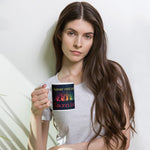 Personalized Yoga Affirmation Mug - Woman Holding Mug Front View | Our Phoenix Rise