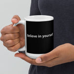 Personalized Dragon Coffee Mug - Black mug template, handle on right | Our Phoenix Rise