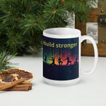 Personalized Yoga Affirmation Mug - 15oz Right Handle View | Our Phoenix Rise