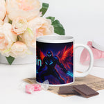 Personalized Space Warrior Glossy Mug - 20 oz handle on right | Our Phoenix Rise