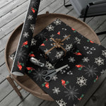Winter Cardinal Gift Wrap - Close up of a wrapped corner - Detail 40 | Our Phoenix Rise