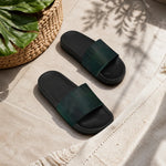 Women's Dark Teal Slide Sandals - Beach Lifestyle Focus | Our Phoenix Rise