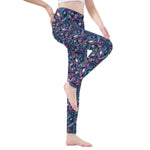 Planetary Print Leggings High Waisted Galaxy Yoga Gaming Tights Detailed View 6 | Our Phoenix Rise