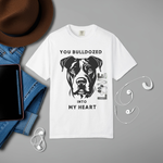 Bulldog Love Unisex T-Shirt: Eco-Friendly Comfort for Gamer Dog Enthusiasts - Iron Phoenix GHG