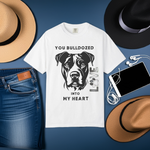 Bulldog Love Unisex T-Shirt: Eco-Friendly Comfort for Gamer Dog Enthusiasts - Iron Phoenix GHG