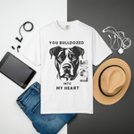 Bulldog Love Unisex T-Shirt: Eco-Friendly Comfort for Gamer Dog Enthusiasts - Iron Phoenix GHG