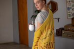 Personalized You Are My Sunshine Velveteen Plush Blanket - Back Drapery - Detail 32 | Our Phoenix Rise