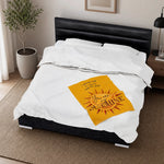 Personalized You Are My Sunshine Velveteen Plush Blanket - Relaxed Morning | Our Phoenix Rise