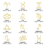 Zodiac Sign Necklace (Gold & Silver) | 12 Signs, Durable