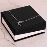 Zodiac Sign Necklace - Gold Aries symbol with birth dates | Our Phoenix Rise
